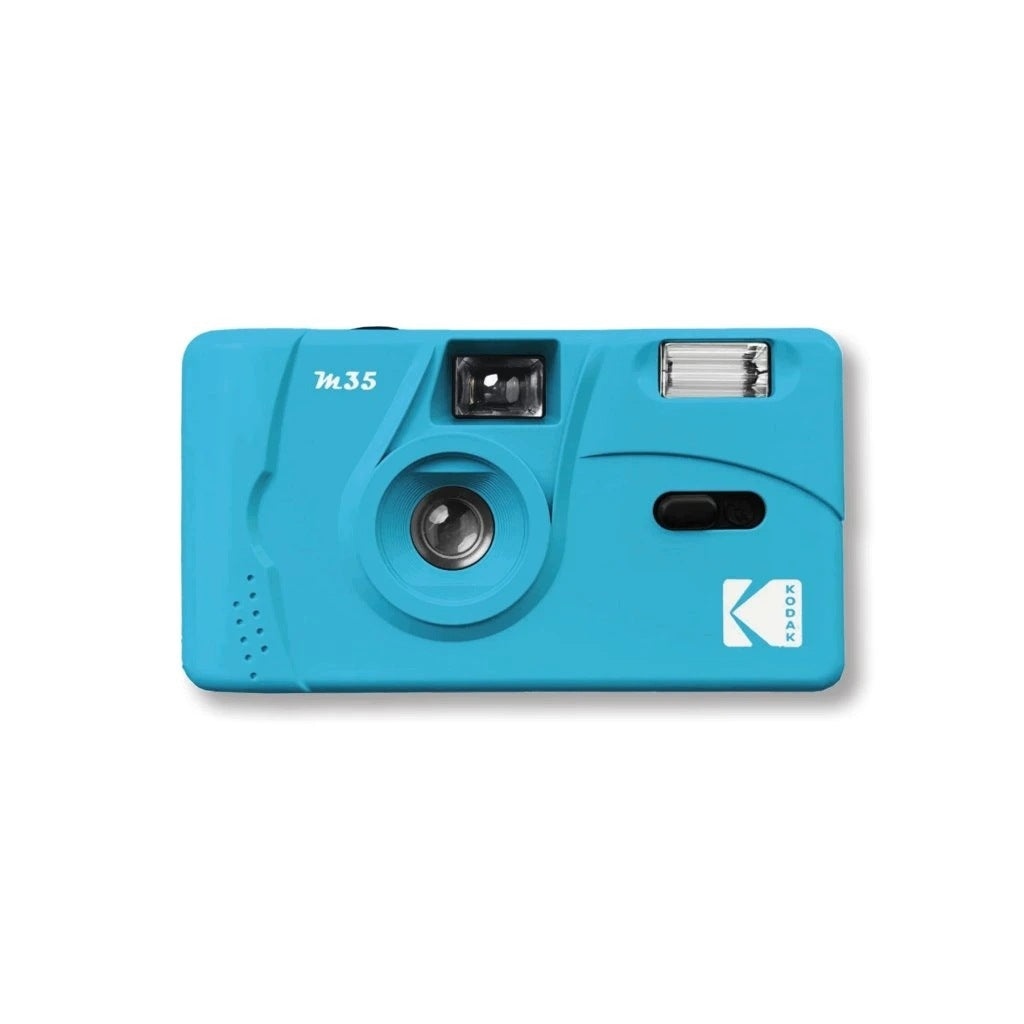 Kodak M35 35mm Color Set BLUE (sada fotoaparátu, filmu, brašny) Model M35