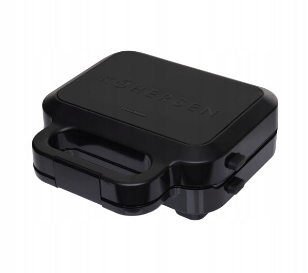 Kohersen Black Matt NX CERAMIC 3in1 Compact Panini Waffles