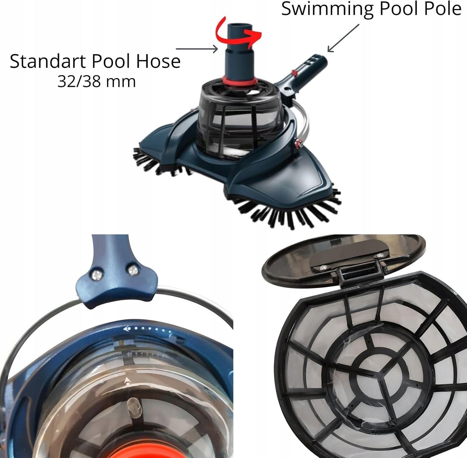 Kokido Revolution Rototrap Pool Vacuum Cleaner Brush Manufacturer no brand
