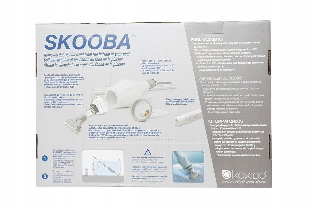 Kokido Skooba Handheld Pool Vacuum Cleaner Manufacturer code K535/18