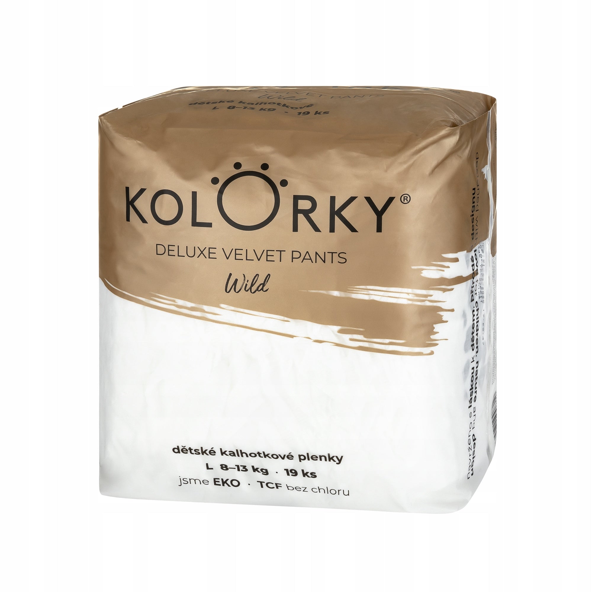 Kolorky Deluxe Velvet Pants Wild Disposable Diapers Size L Rozmi