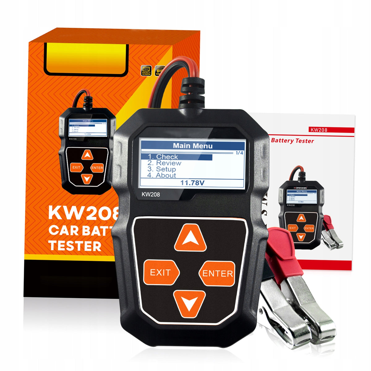 Konnwei KW208 car battery tester