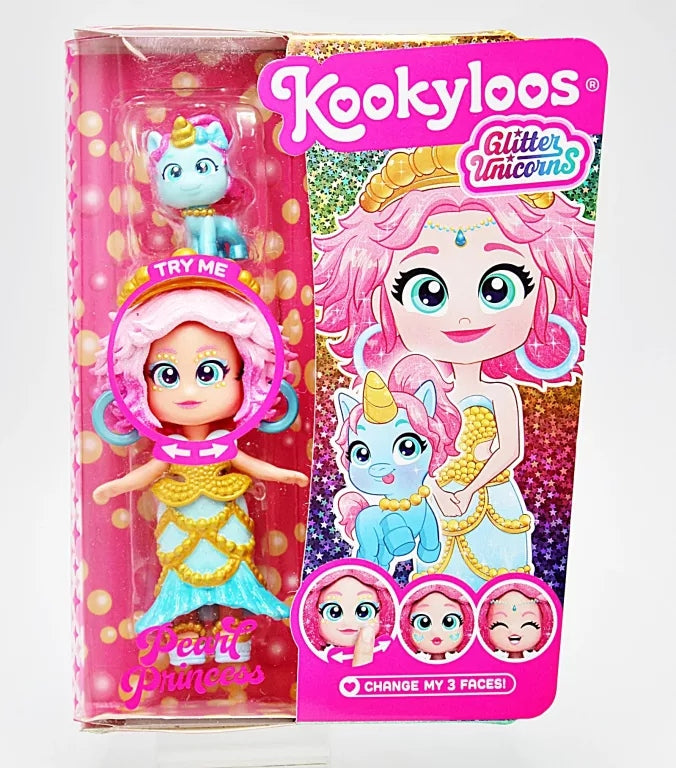 Kookyloos Glitter Unicorns Dolls Kid's age 3+ years
