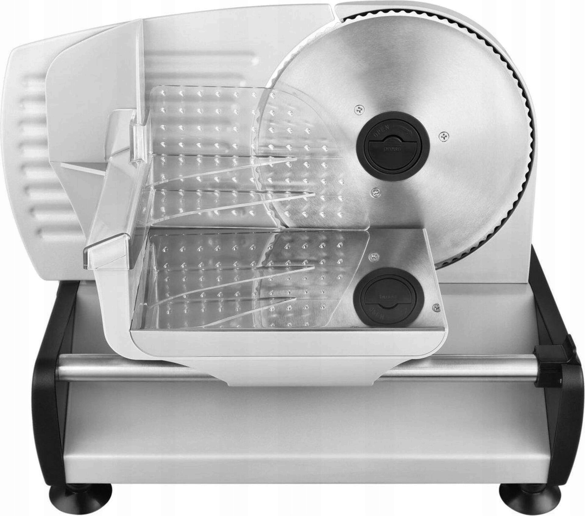 Kráječ KALORIK AS 1003 SR kovový, 150 W, 2 nože 19 cm, stříbrný Brand Venga