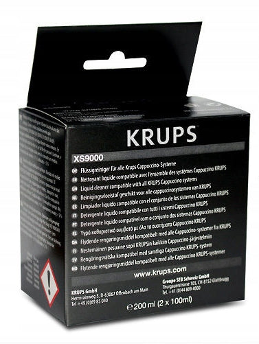 Krups XS9000 Milk System Cleaner Manufacturer code XS9000