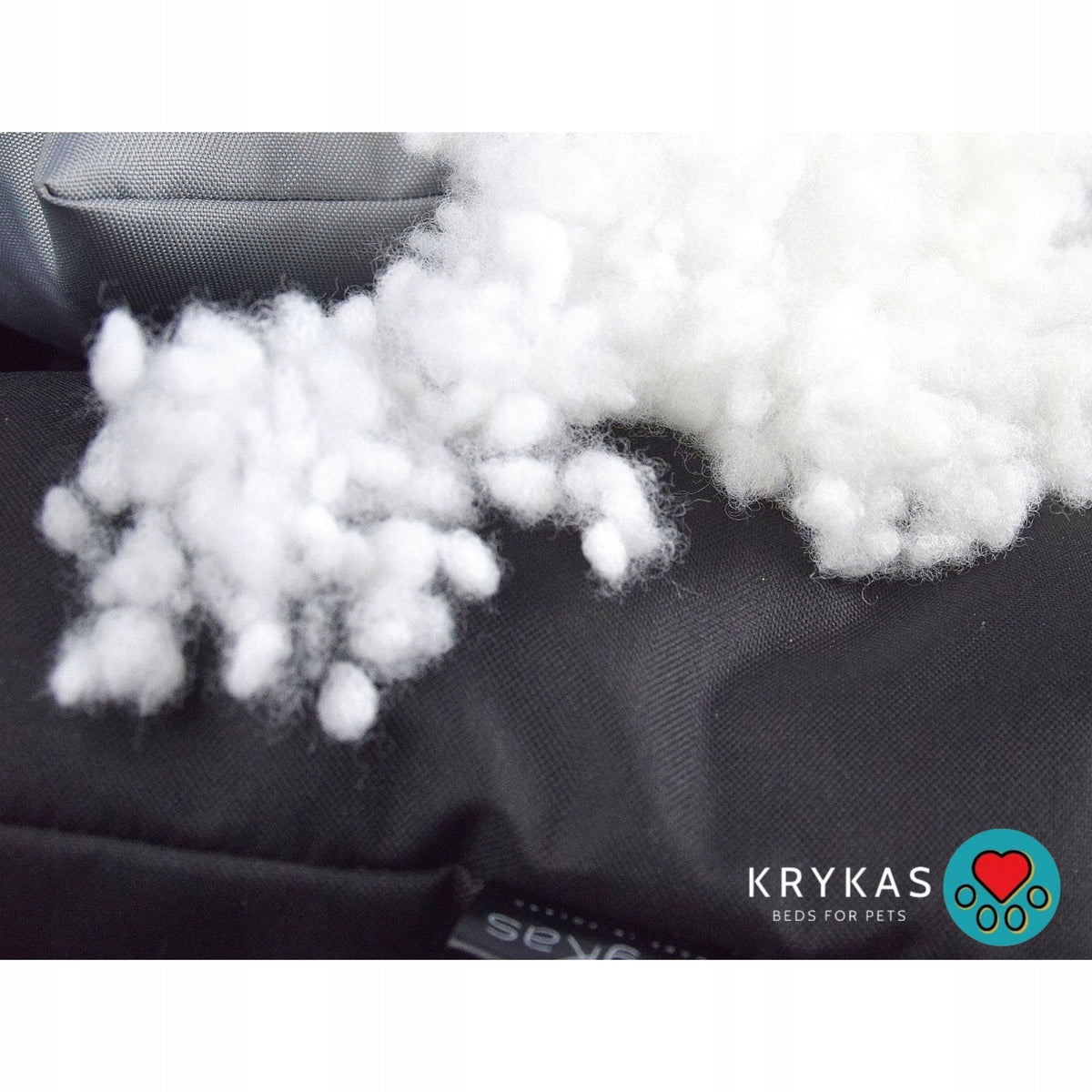KryKas Dog Car Seat -TRANSPORTER for Car Silver Line -Graphite Manufacturer code LEG-FOT-SL-G