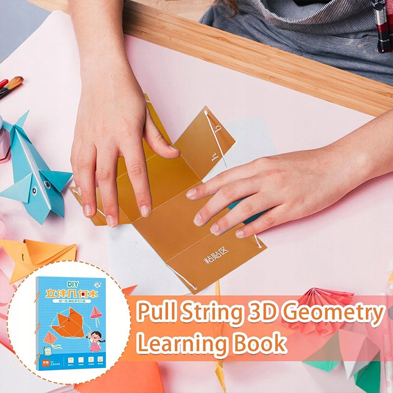 KsiążKa O Geometrii Brył – 3d Montessori KsiążKa MyśLenie Przestrzenne Brand no brand