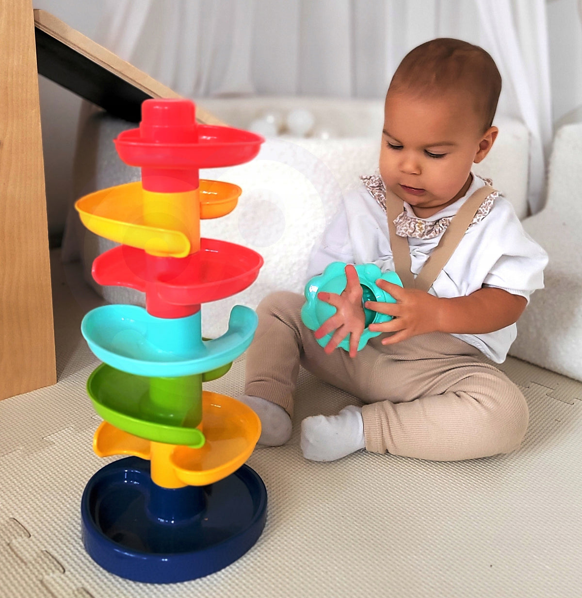 Kulodrom Ball Track Set Spiral + 2 Balls Brand Woopie