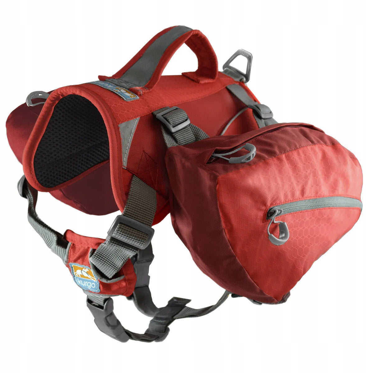 Kurgo Baxter Backpack 3,75L Red panniers for medium and large dogs, red