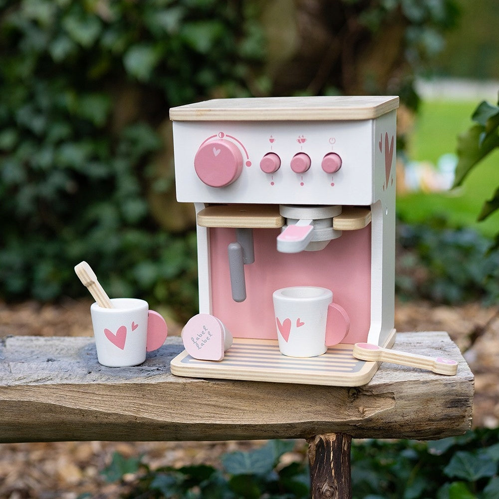 LABEL LABEL WOODEN COFFEE MAKER + ACCESSORIES CUP SMALL AGD Manufacturer code LLWT-24883