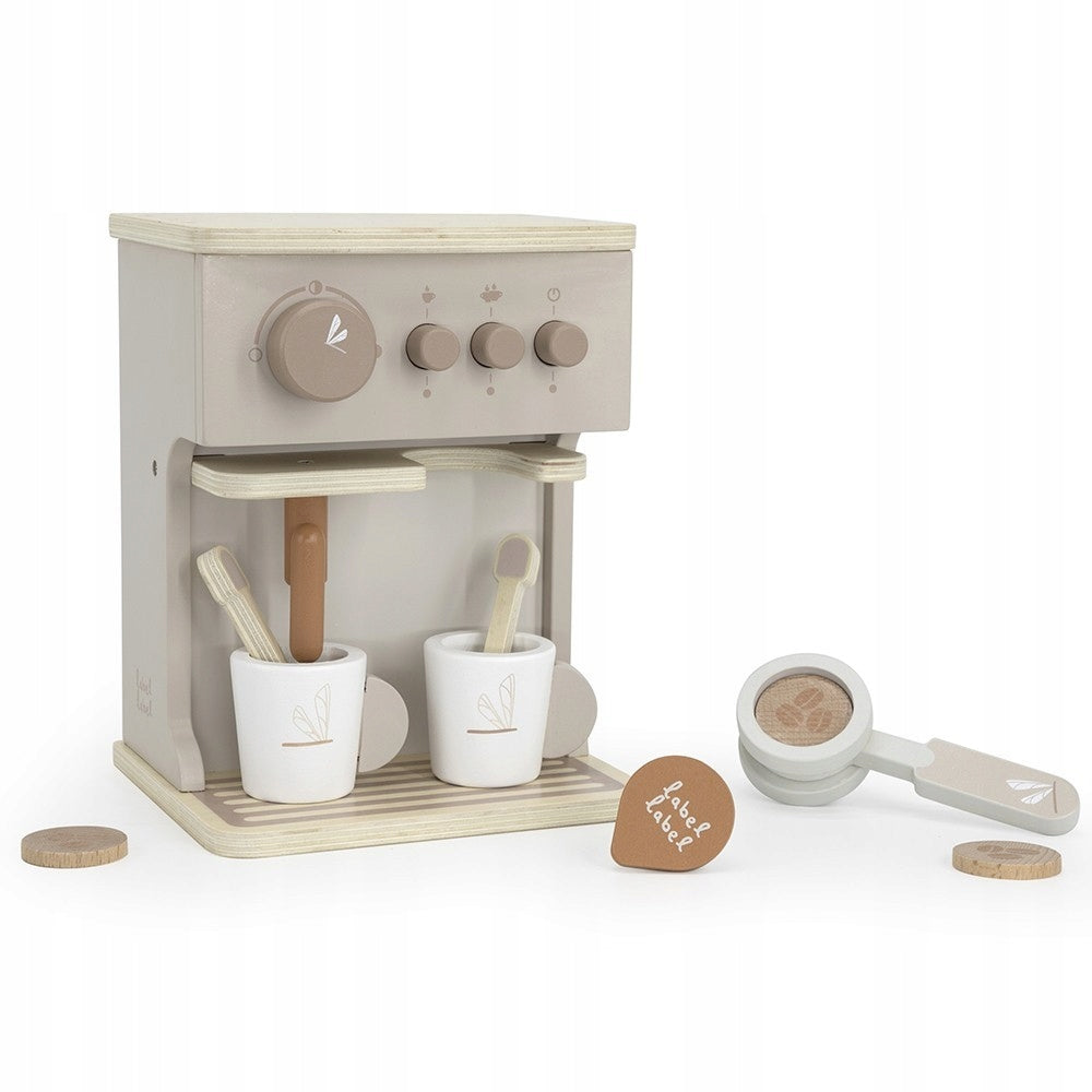 LABEL LABEL WOODEN COFFEE MAKER + ACCESSORIES CUP SMALL AGD Manufacturer code LLWT-37070