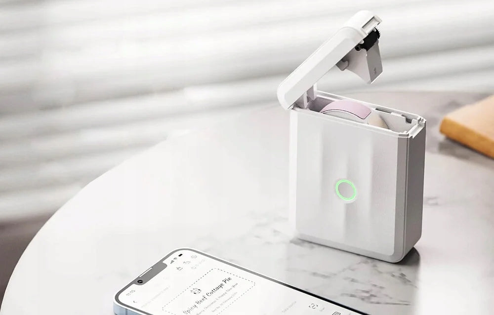 LABEL PRINTER NIIMBOT D110M PORTABLE BATTERY 1500MAH USB-C CABLE Packaging status original