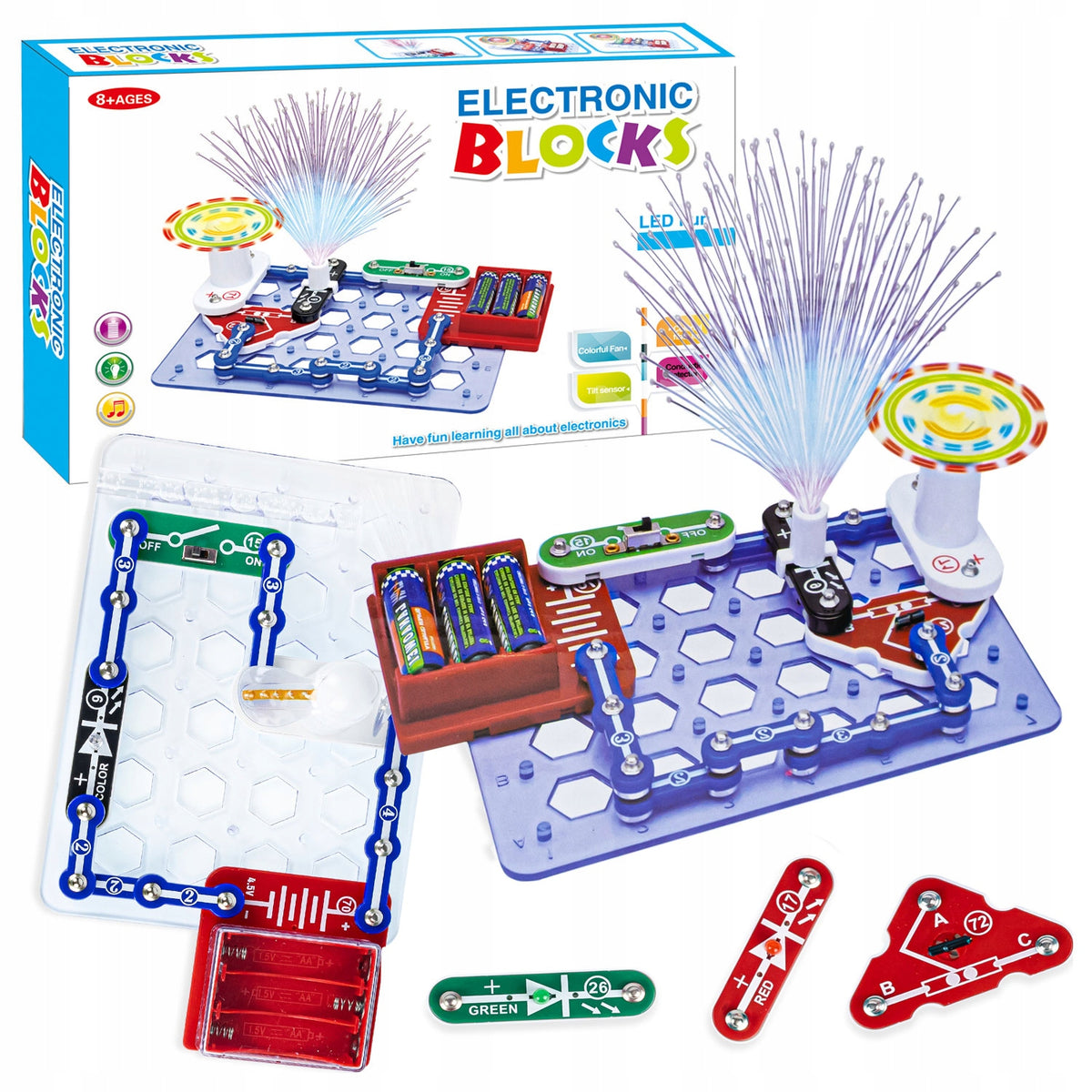 LABORATORY OF ELECTRONICS SMALL ELECTRONICS SCIENTIFIC FUN - SET FOR CHILDREN