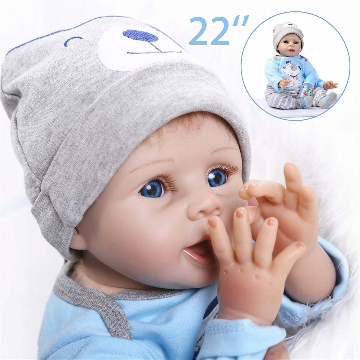 LALKA KEIUMI WITH ACCESSORIES HIGH QUALITY 55CM LALKA LIKE A LIVE REBORN BABY Brand no brand