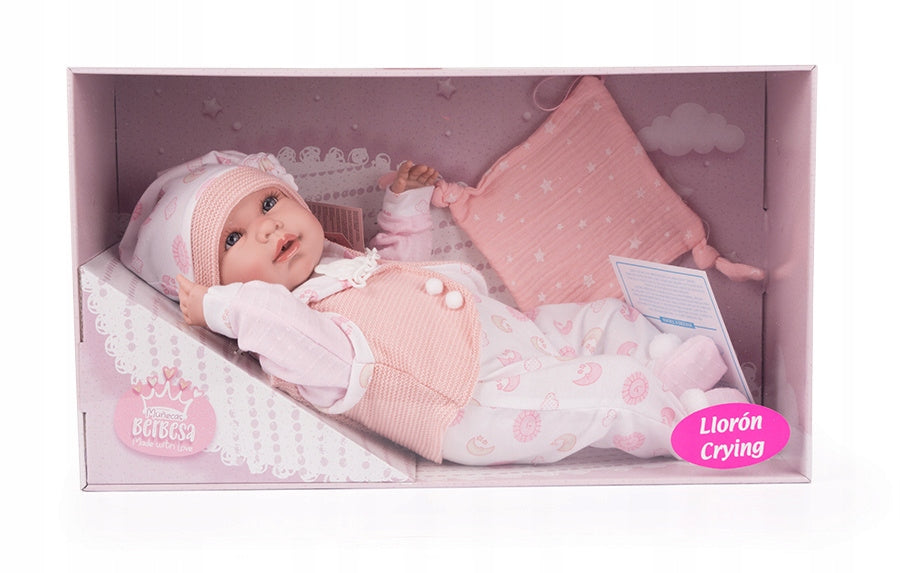 LALKA SPANISH INTERACTIVE BABY REACTS TO PACIFIER CRYING Brand no brand