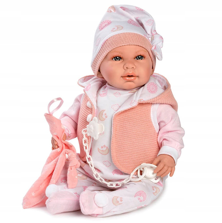 LALKA SPANISH INTERACTIVE BABY REACTS TO PACIFIER CRYING