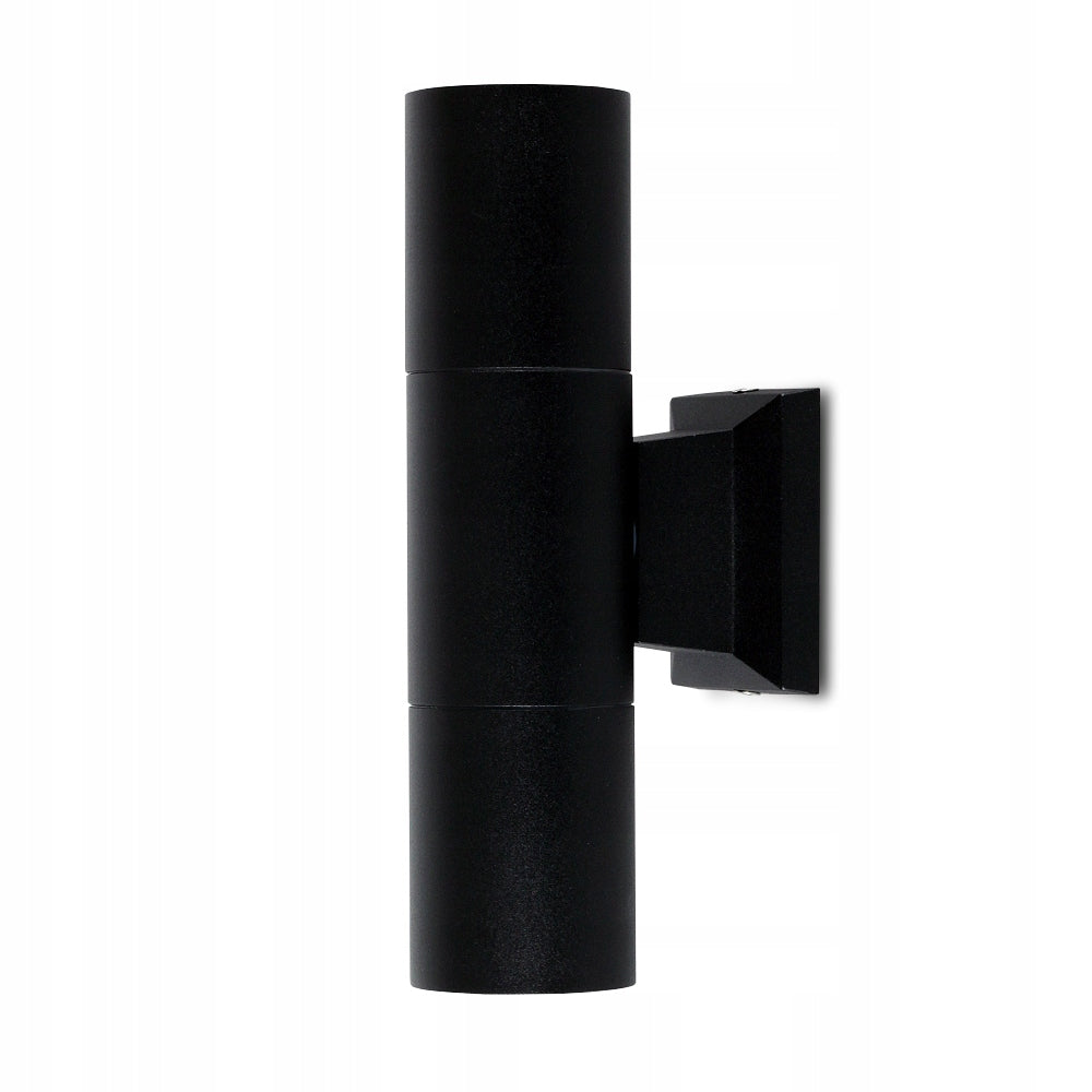LAMP WALL LAMP MODERN OUTDOOR FACADE METAL IP54 2 x GU10 BLACK Packaging status original
