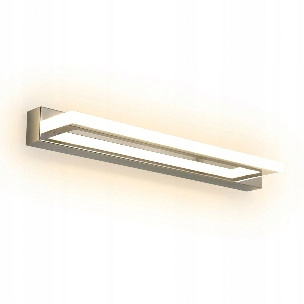 LAMPA NAD LUSTRO KINKIET ŚCIENNY ŁAZIENKOWY LED CHROME 8W 4500K