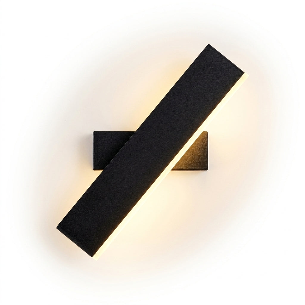 LAMPA SCIENNA LED KINKIET CZARNA KORYTARZ OBROTOWY NOWOCZESNA DO SALONU 9W Packaging status original