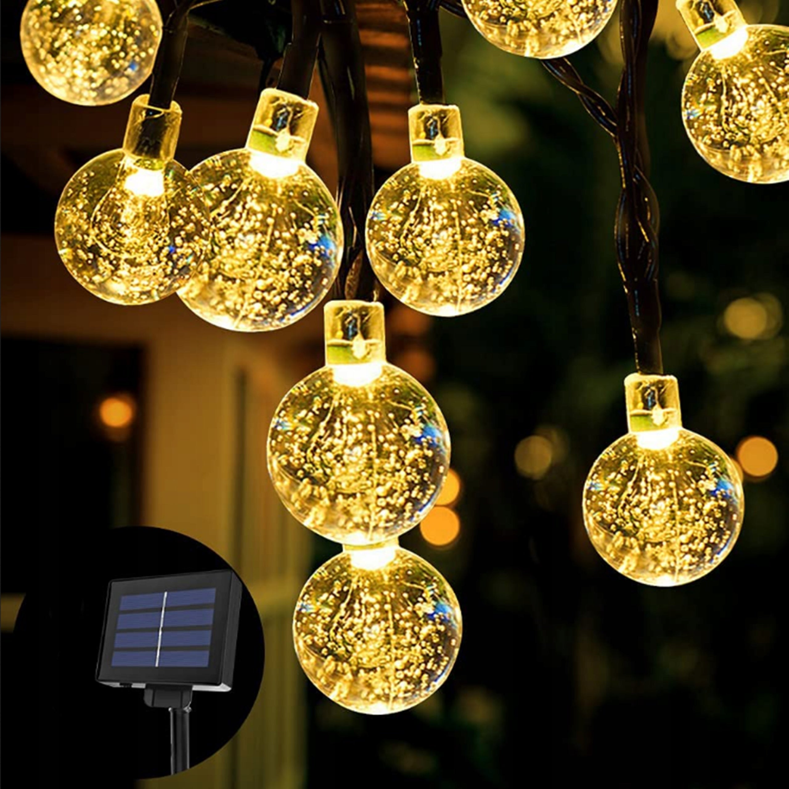 LAMPS SOLAR GARLAND LED GARDEN BALLS LIGHT GARDEN BULB 50 Manufacturer code N358