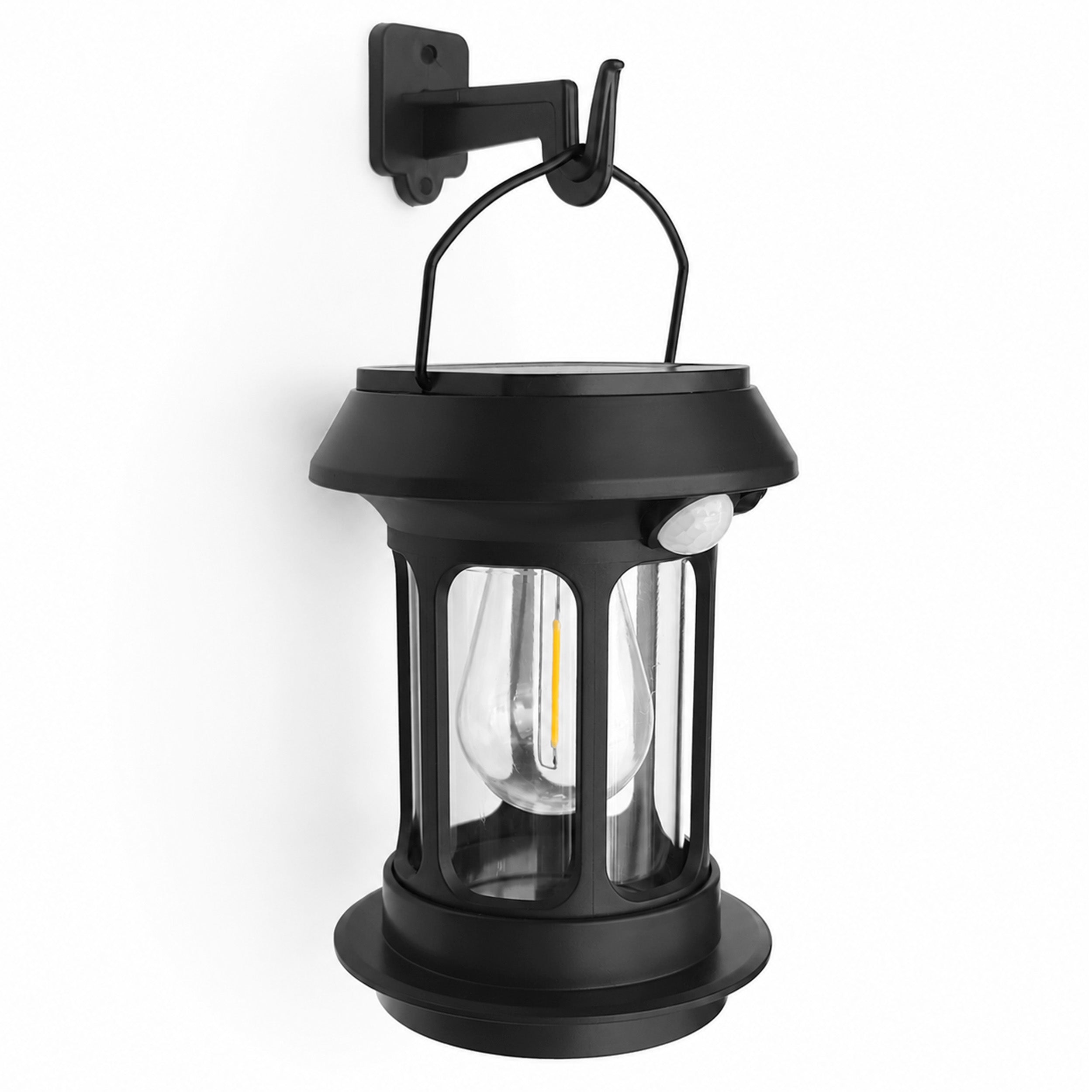 LANTERN SOLAR LAMP HANGING DECORATIVE PORTABLE MOTION SENSOR IP44 Packaging status original