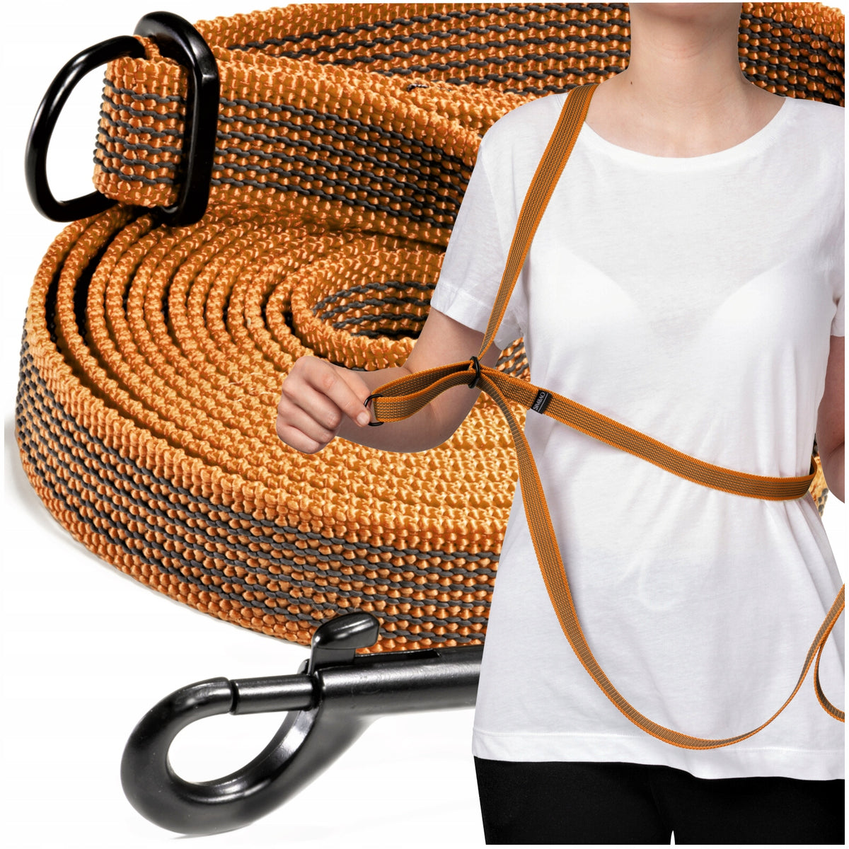 LANYARD ADJUSTABLE TRAINING RUBBERIZED 5M