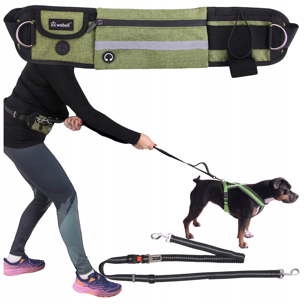 LANYARD HIP BELT KIDNEY for Dog SPORTS ADJUSTABLE SHOCK ABSORBER STRONG 50kg Manufacturer code pas biodrowy smycz dla Psa z amortyzatorem