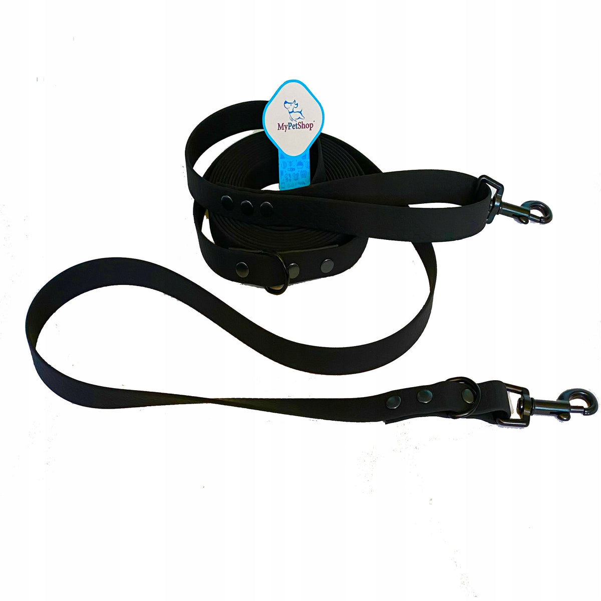 LANYARD for Dog CLIP-ON BIOTHANE 2,5-3,5 -5m TRAINING STRONG WIDE 20mm Manufacturer code brak
