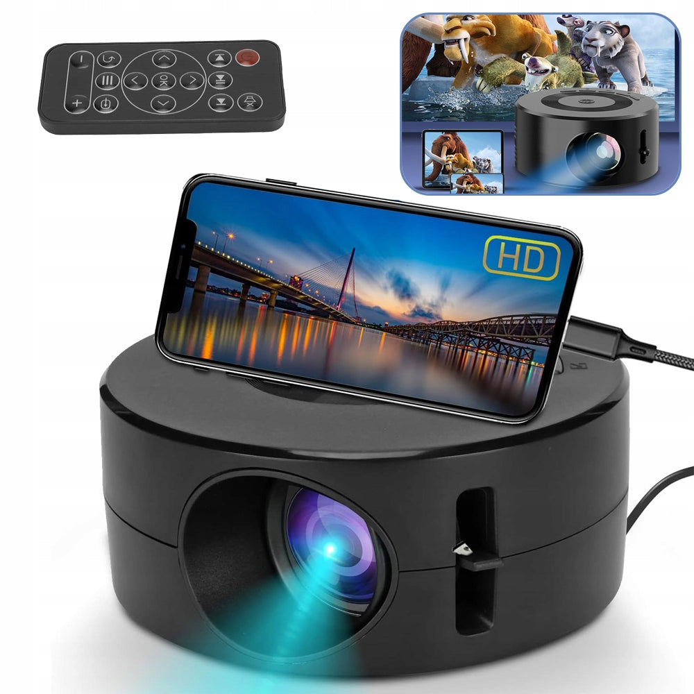 LAPTOP TV PROJECTOR PORTABLE SMALL PHONE PROJECTOR 1080P