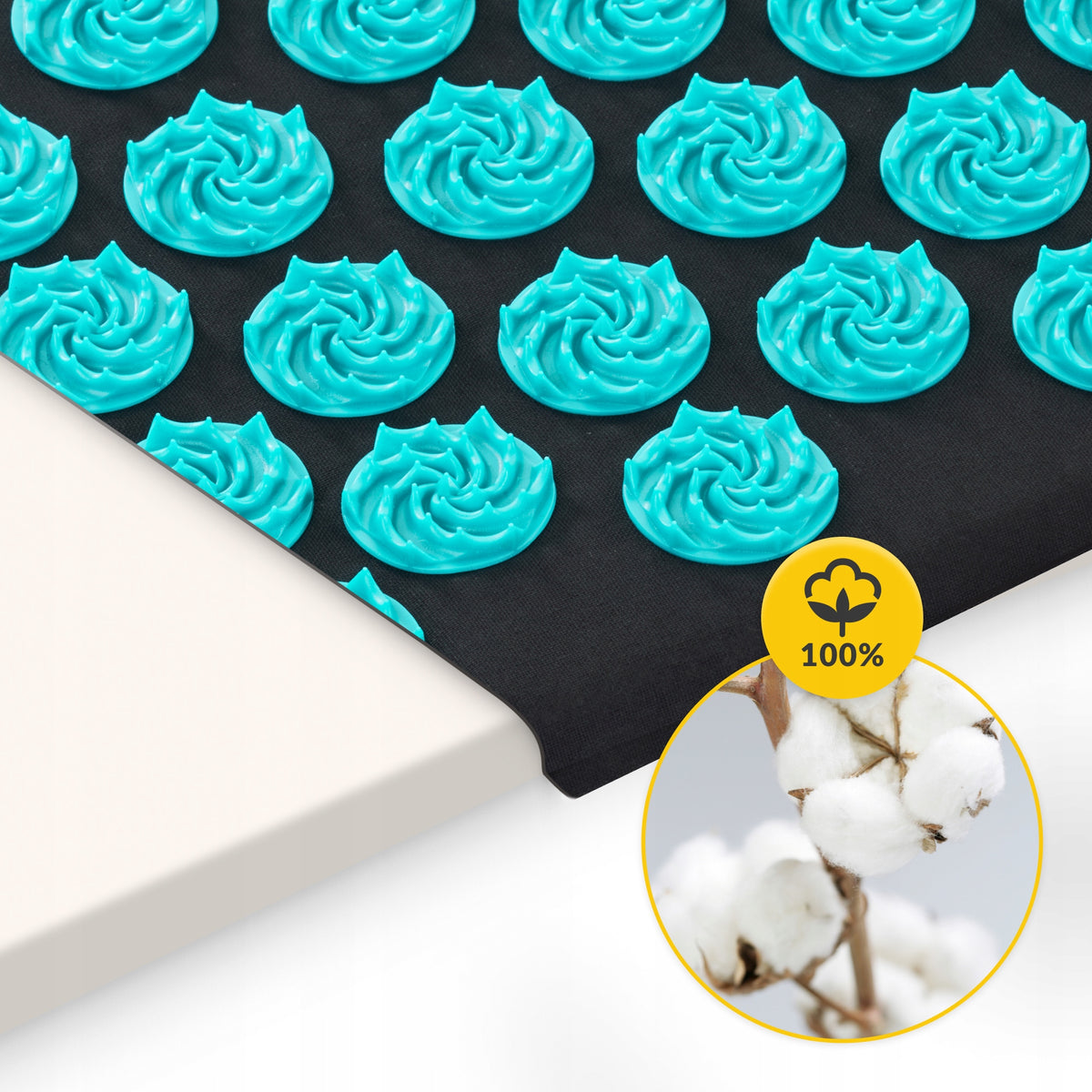 LARGE ACUPRESSURE MAT PILLOW POINT MASSAGE WITH SPIKES SET ERGO 4FIZJO EAN (GTIN) 5907739313874