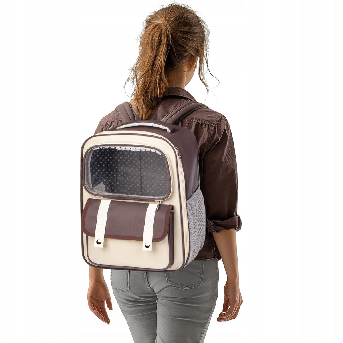 LARGE BACKPACK TRANSPORTER FOR CAT AND DOG - FURREVER FRIENDS MEOWCATION Packaging status original