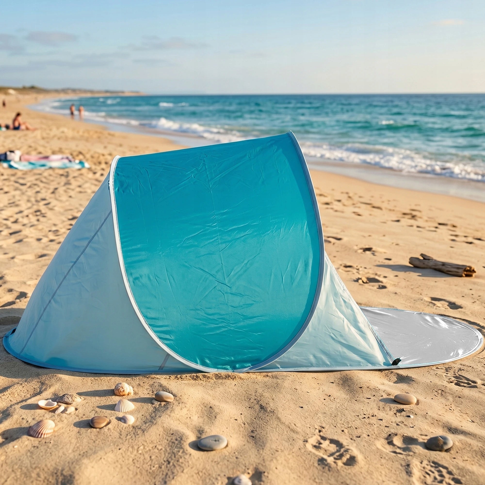 LARGE BEACH TENT SELF-FOLDING POP-UP CHILLAX UV30+ SCREEN 195cm Manufacturer code CHILLAX-3311