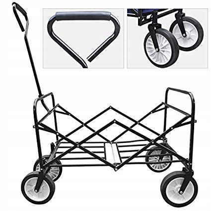 LARGE BEACH TROLLEY TOURIST TRANSPORT FOLDING GARDEN GREY 145L Product weight with unit packaging 10 kg