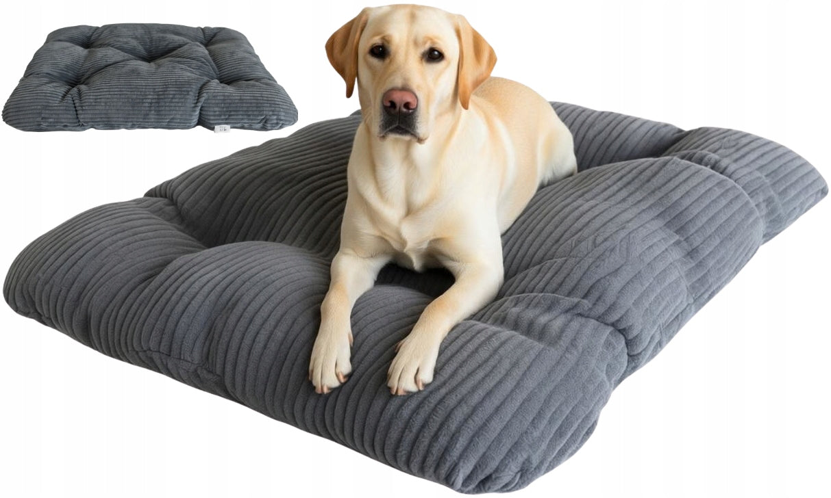 LARGE BED 100x70cm BED PONTOON PILLOW - SOFT thick grey p-02