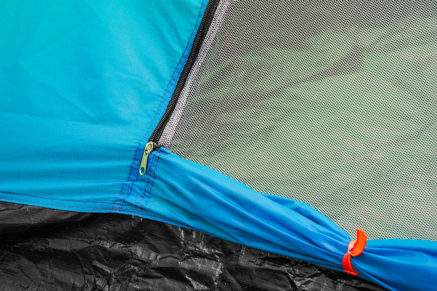 LARGE CAMPING GARDEN TENT 6-PERSON IGLO 240x290cm XXL Kind travel