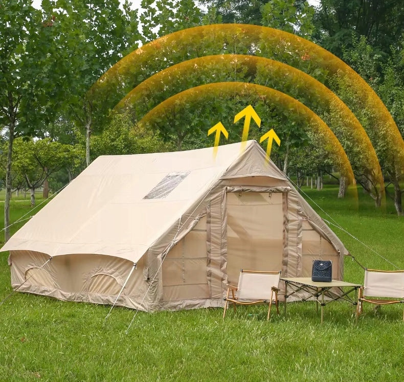 LARGE CAMPING TENT PUMPED 8 PERSON INFLATABLE 12m2 400x300cm Manufacturer code 316431823