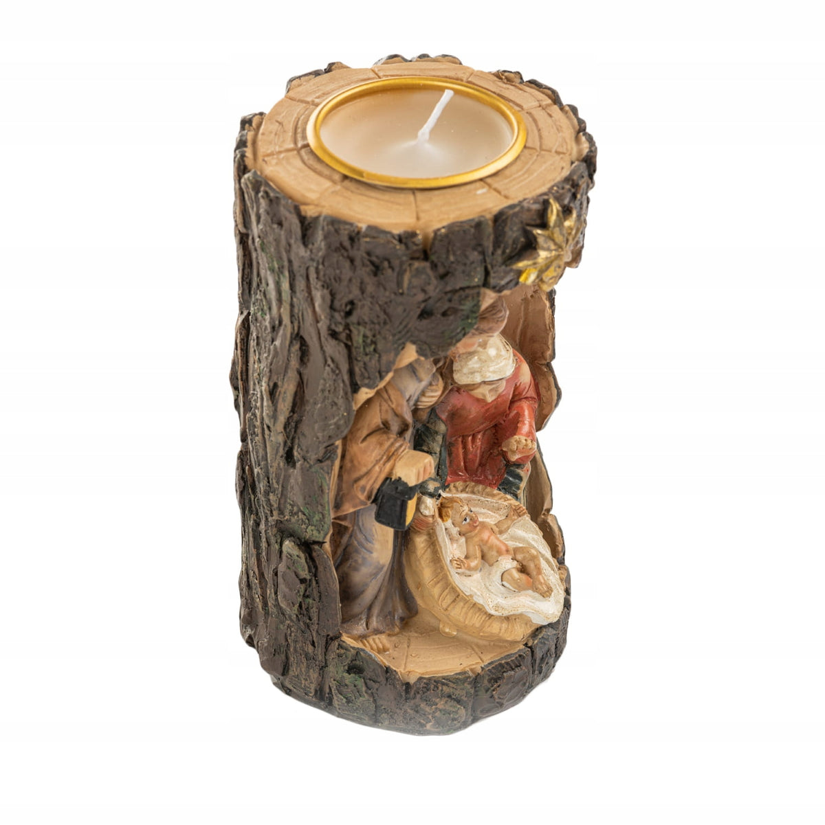 LARGE CANDLE STAND, CHRISTMAS NATIVE, CHRISTMAS, HOLY FAMILY Manufacturer code JS92530A