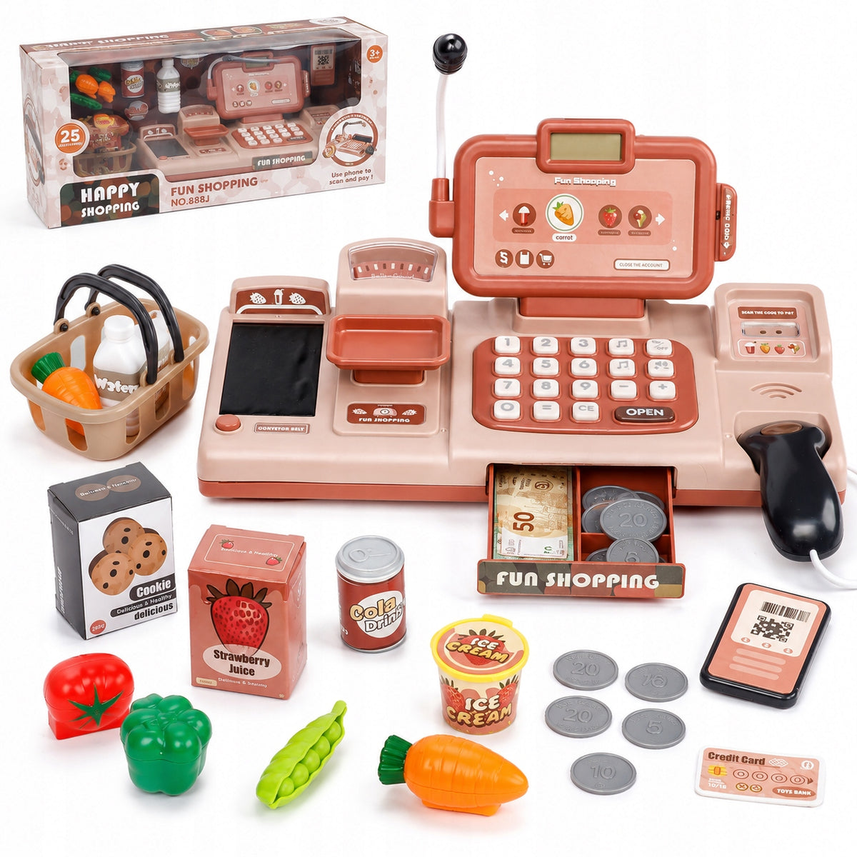 LARGE CASH REGISTER SHOP TOUCH CALCULATOR Packaging status original