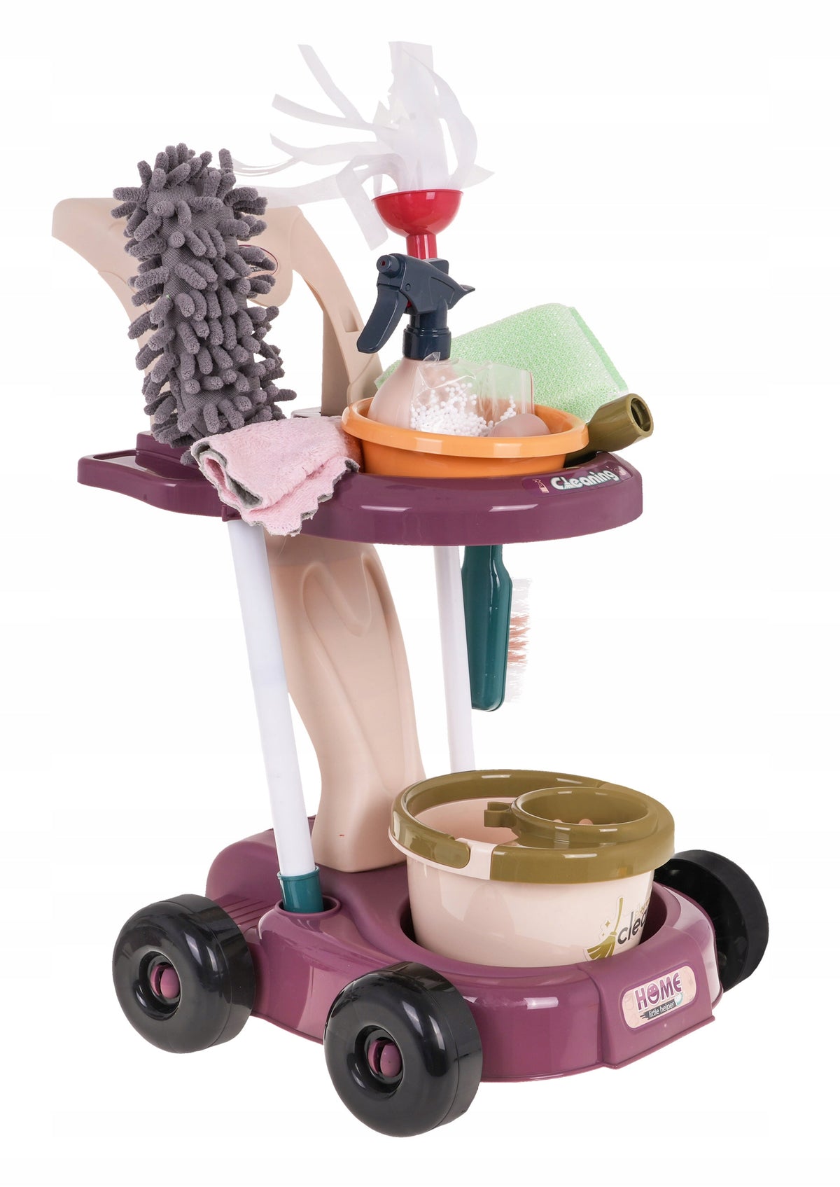 LARGE CLEANING KIT XXL 3IN1 26 EL TROLLEY MOP UPRIGHT VACUUM CLEANER Color multicolor