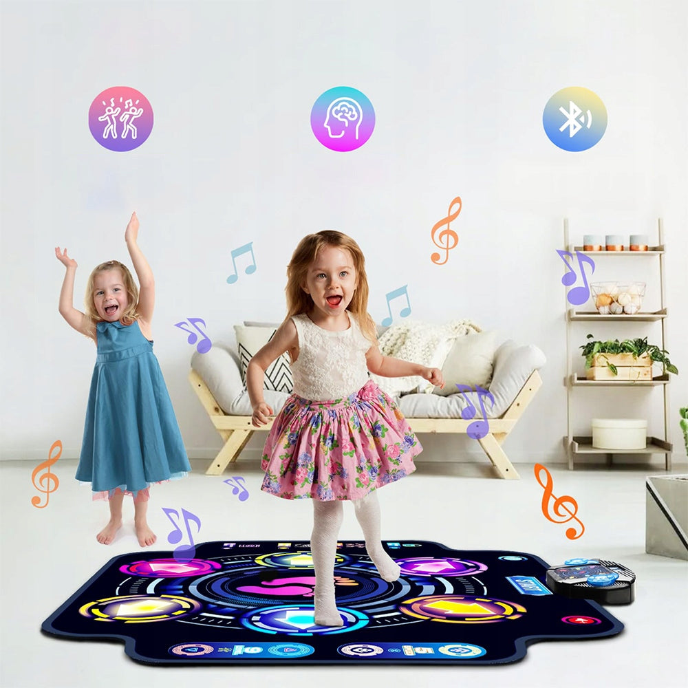 LARGE DANCE MAT FOR BLUETOOTH DANCE WITH LED 9 GAME MODES FOR KIDS GIFT Manufacturer code ETWDD