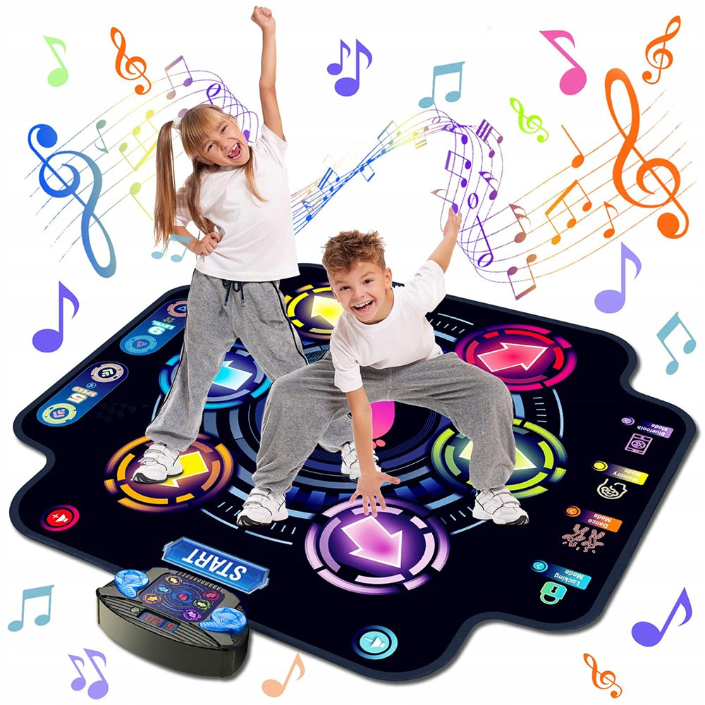 LARGE DANCE MAT FOR BLUETOOTH DANCE WITH LED 9 GAME MODES FOR KIDS GIFT