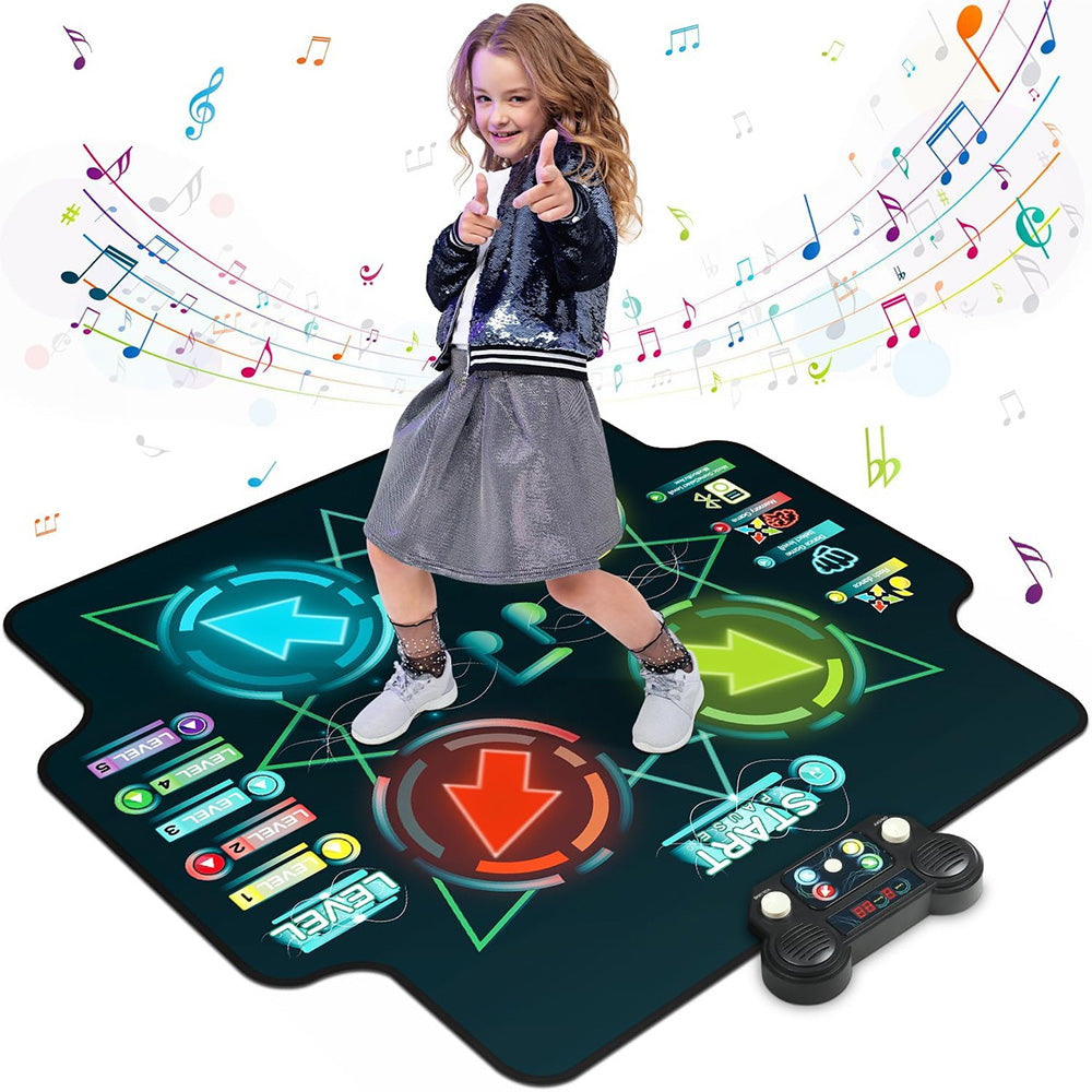LARGE DANCE MAT FOR CHILDREN INTERACTIVE LED BLUETOOTH GAME DANCE PRO Brand no brand