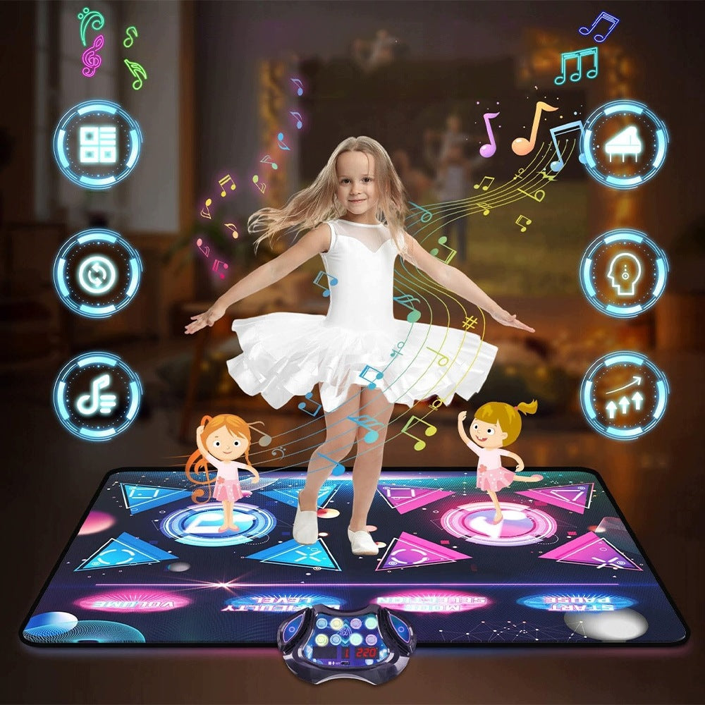 LARGE DANCE MAT MUSICAL DOUBLE DANCE GAME 12 GAMES 120x89 Packaging status original