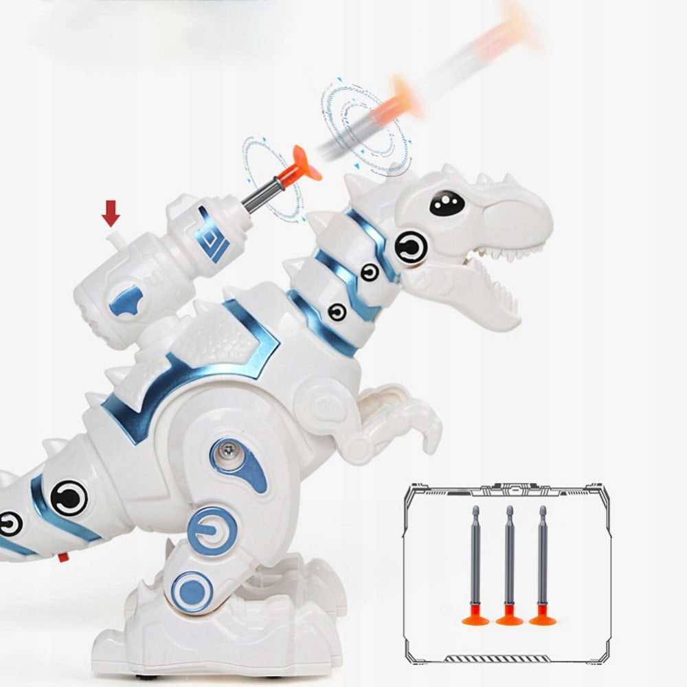 LARGE DINOSAUR TREX INTERACTIVE ROBOT WALKS ROARING GLOWS EARTH FOR CHILDREN Manufacturer code DINOZAUR T-REX STRZELA STRZAŁKI