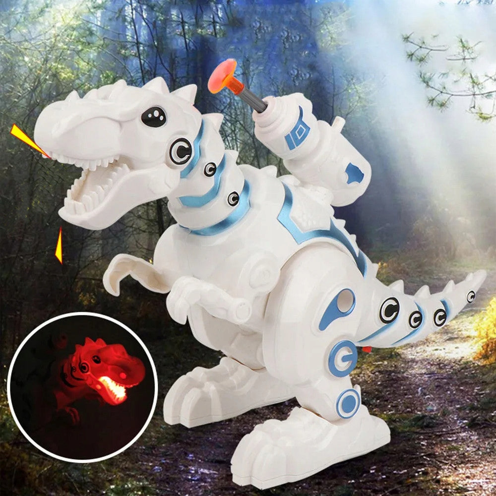 LARGE DINOSAUR TREX INTERACTIVE ROBOT WALKS ROARING GLOWS EARTH FOR CHILDREN Packaging status original