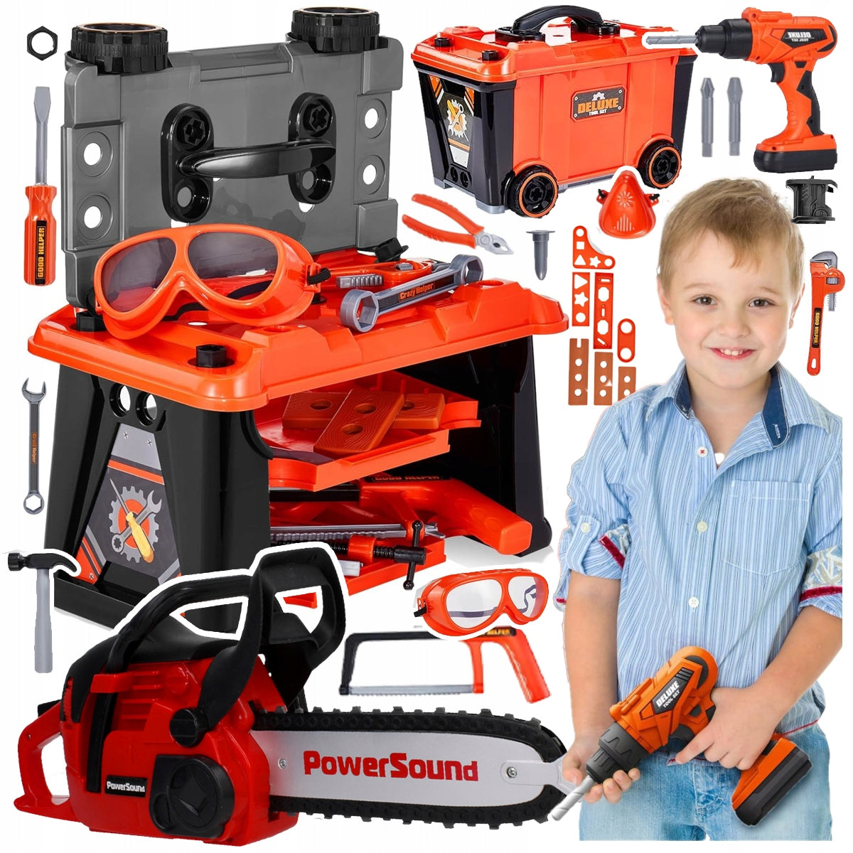 LARGE DIY TOOL SET BOX MOTOR SAW WORKSHOP XXL Brand Stator