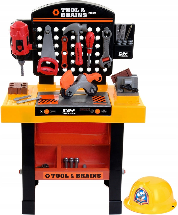 LARGE DIY WORKSHOP TOOL SET + HELMET Manufacturer code 1978