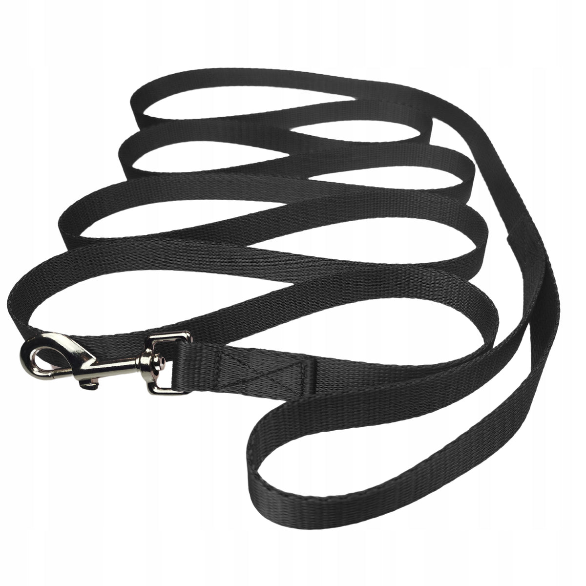 LARGE DOG LEASH 4M BLACK TRAINING URBAN STRONG ROPE DURABLE Manufacturer code Smycz miejska treningowa 4m