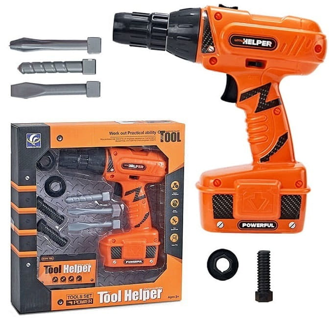 LARGE DRILL SCREWDRIVER TOOLS BATTERY OPERATED SMALL DIYER