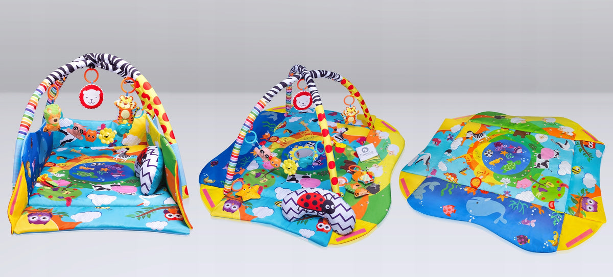 LARGE EDUCATIONAL MAT INTERACTIVE TOY PLAYPEN FUNCTION LIONELO ANIKA PLUS Packaging status original